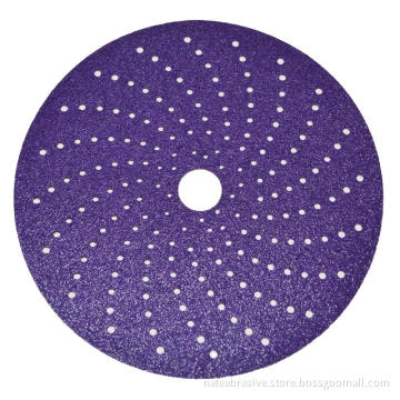 Purple Ceramic Sanding Disc Sanding Paper Abrasive Discs